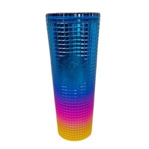 Starbucks Tim Singleton Artist Pride Grid Gradient Ombre Tumbler NEW